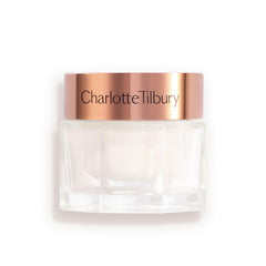 Charlotte Tilbury jar front view showing elegant packaging and instant hydration benefit