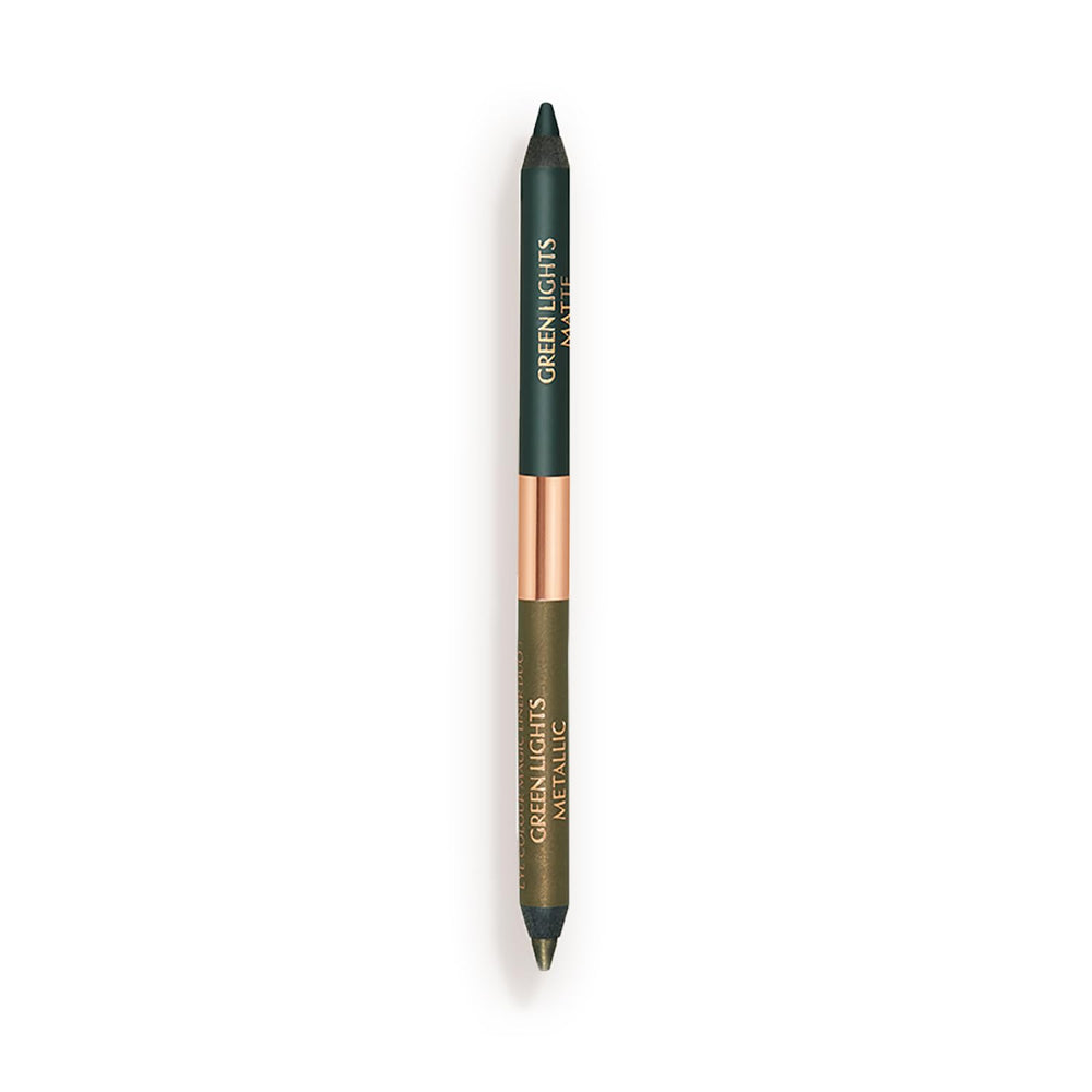 Charlotte Tilbury front packaging showing dual-ended eyeliner and shade name, easy travel use