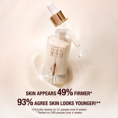 Charlotte Tilbury pipette dispensing serum highlighting precise application