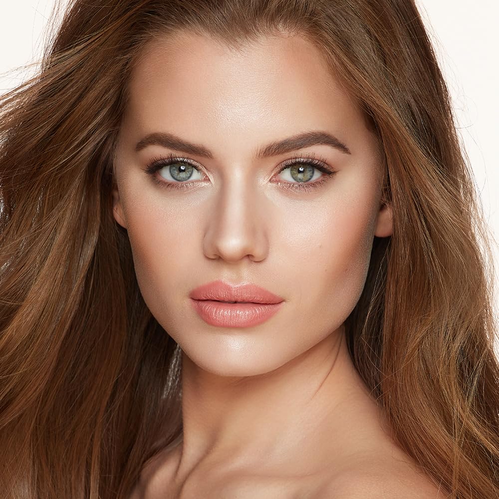 Charlotte Tilbury palette applied on cheek for sculpted, camera-ready definition