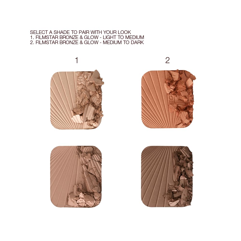 Charlotte Tilbury palette next to ruler showing compact travel-friendly size