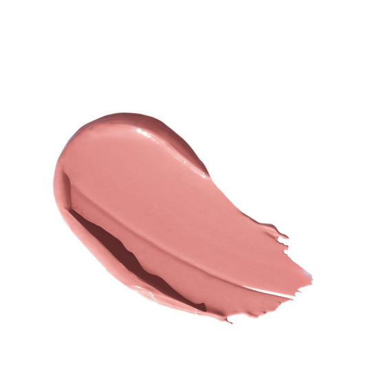 Charlotte Tilbury lipstick texture close-up showing creamy satin formula benefit: smooth glide