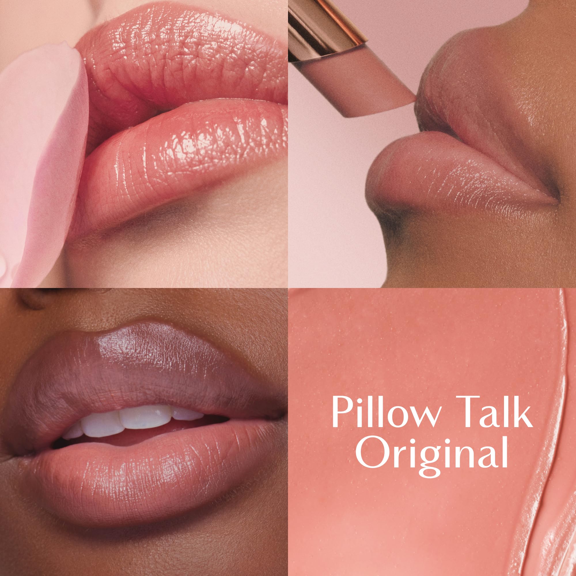 Charlotte Tilbury swatches on arm showing buildable Pillow Talk shades