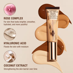 Charlotte Tilbury pump dispensing foundation for controlled, hygienic application