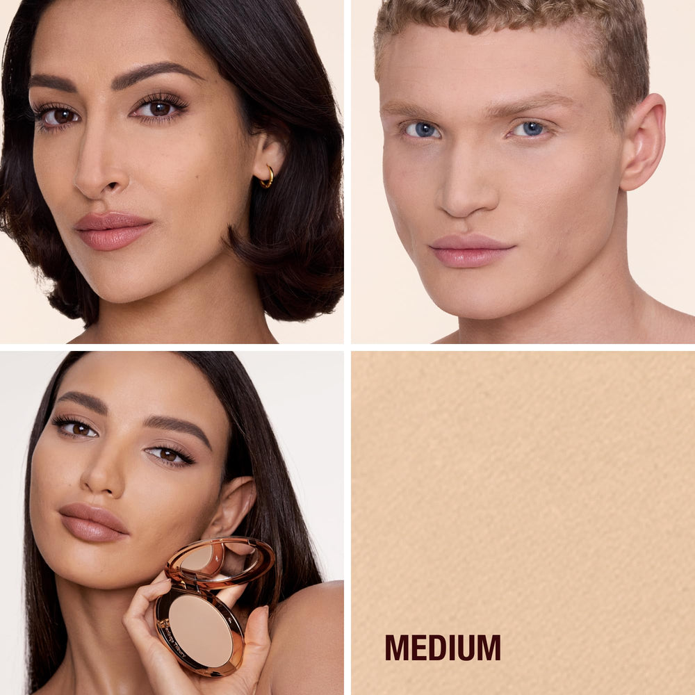 Charlotte Tilbury refill pan closeup highlighting pan detail and easy replacement