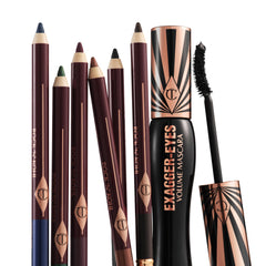 Charlotte Tilbury eyeliner applied to waterline for sultry definition