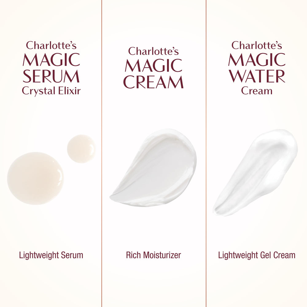 Charlotte Tilbury serum pump dispensing drop for quick smoothing benefit