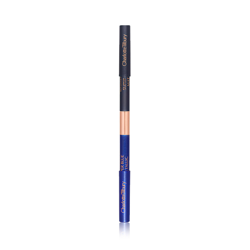 Charlotte Tilbury size comparison showing pencil length and portability for on-the-go touchups