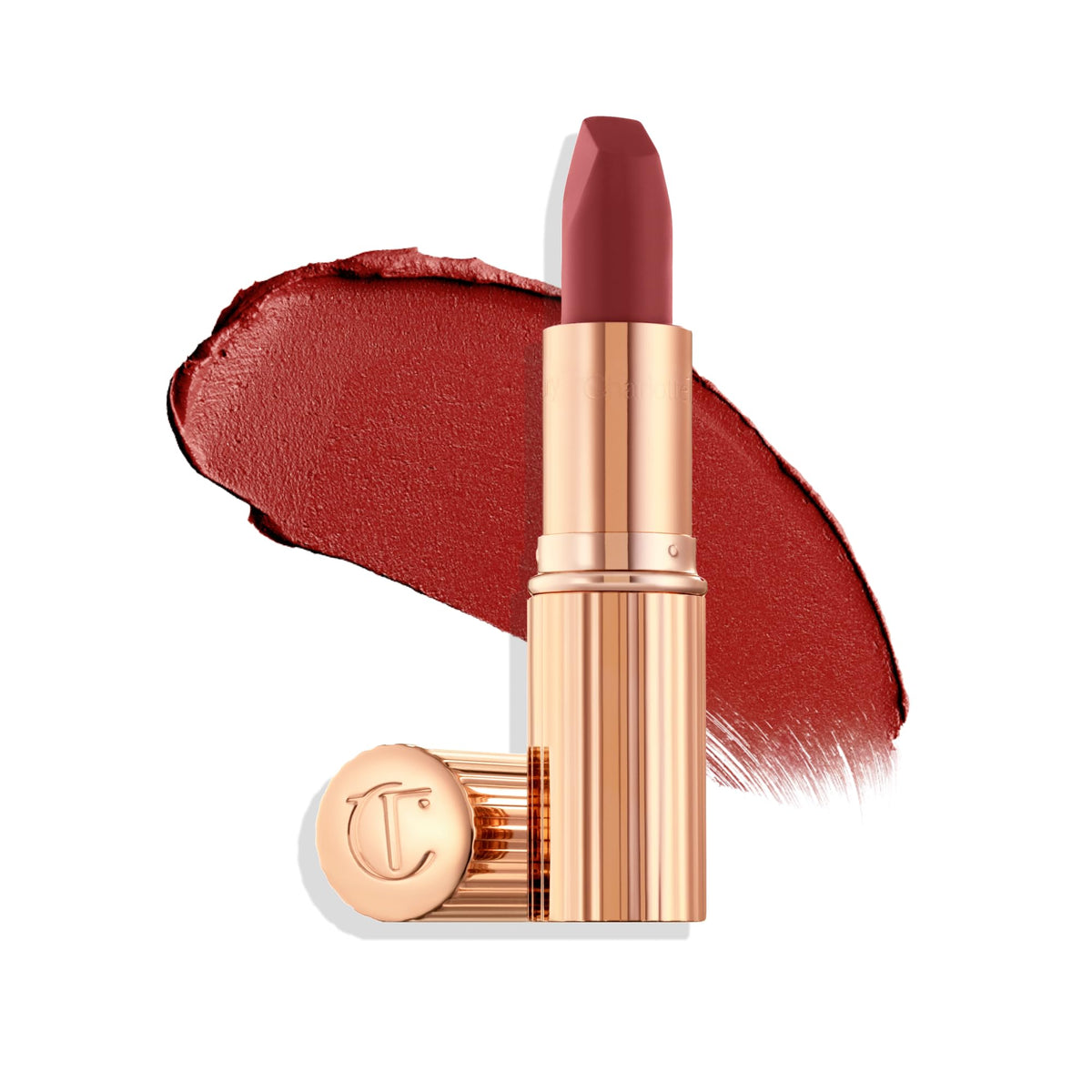 Charlotte Tilbury front packaging showing shade and luxe case benefit polished presentation