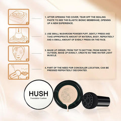 Charm Kiss compact in purse for easy touch-ups and on-the-go convenience