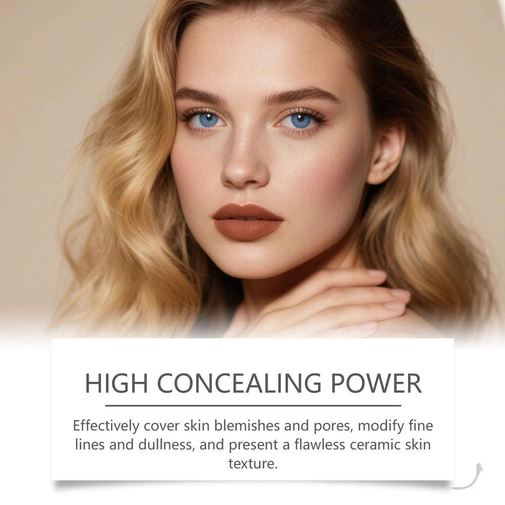 Charm Kiss dual-ended stick and brush ready for quick application and blending
