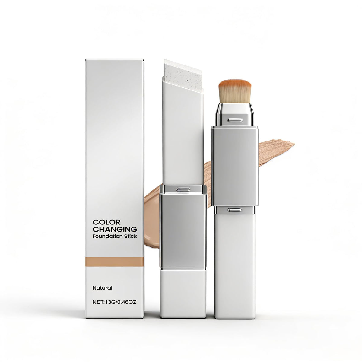 Charm Kiss front packaging showing product and label benefit of easy shade matching