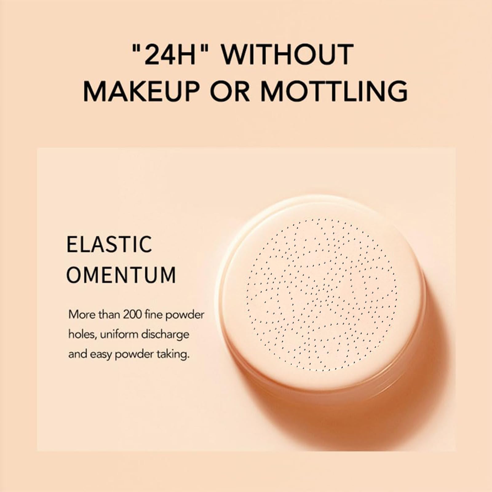Charm Kiss mushroom applicator closeup delivering even, quick coverage