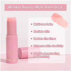 Charm Kiss stick in hand to show compact size and easy-clip portability