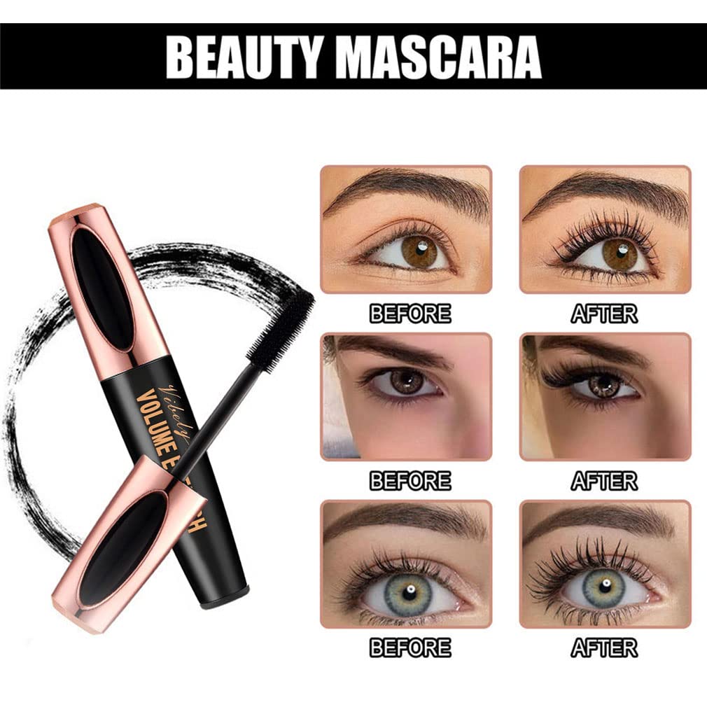 Charm Kiss wand angled into lashes reaching inner corners for definition benefit