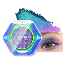 Charmacy Milano front compact showing multichrome sparkle and intense color payoff