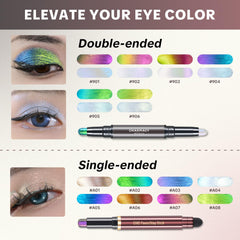CHARMACY swatches on arm showing high pigmentation and color shift benefit
