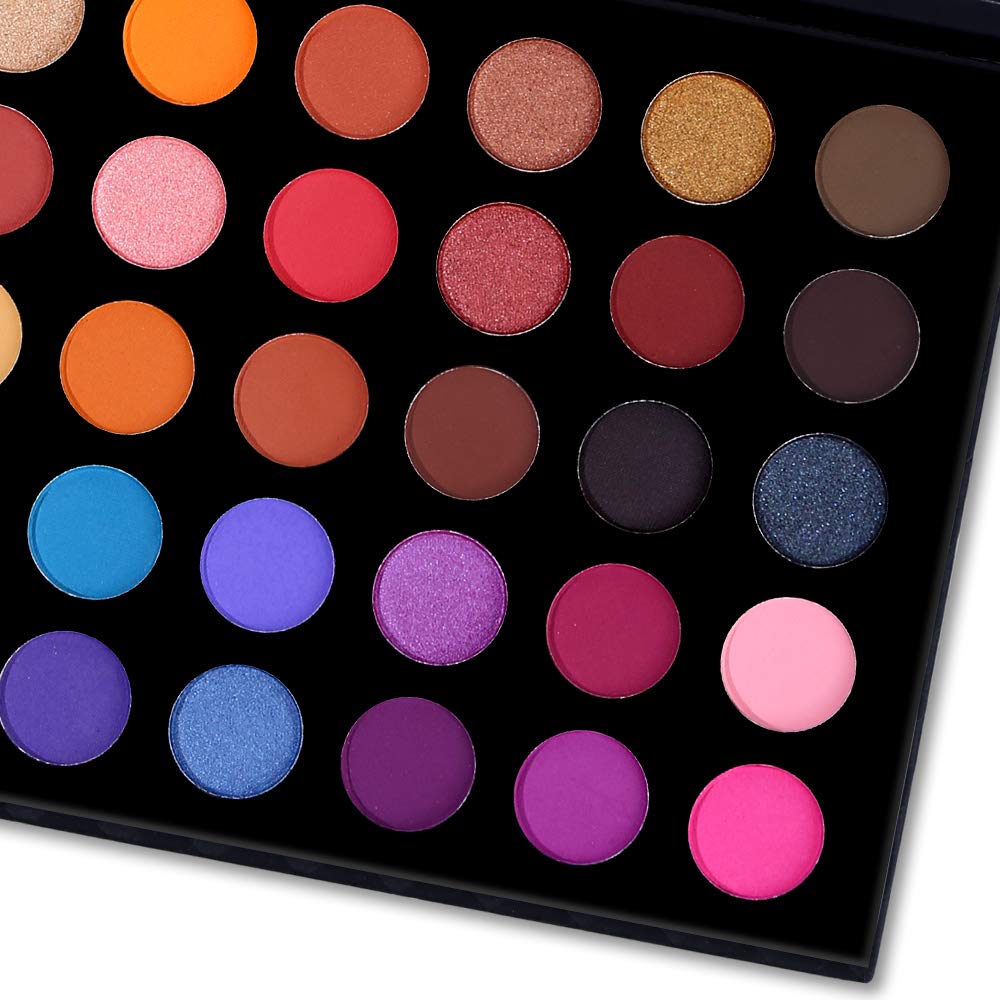 CHARMCODE product label and pan layout showing organized color range benefit