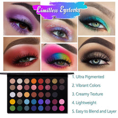 CHARMCODE palette in hand showing compact size and travel convenience benefit