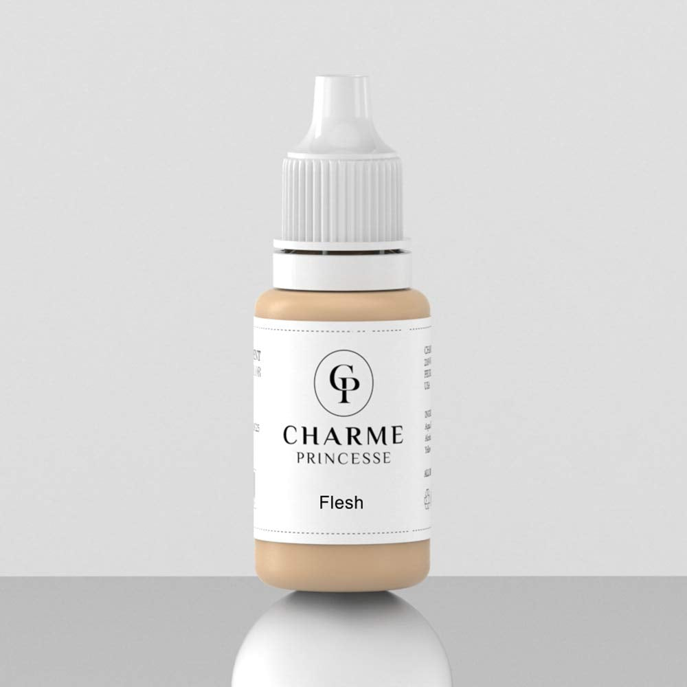 Charme Princesse bottle front showing label and volume, clear professional packaging benefit