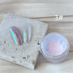 CHARMING MAY jars in hand to show compact scale and travel-friendly convenience