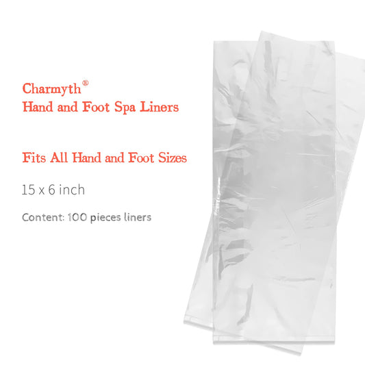 Charmyth close-up of transparent PE material highlighting leak resistance