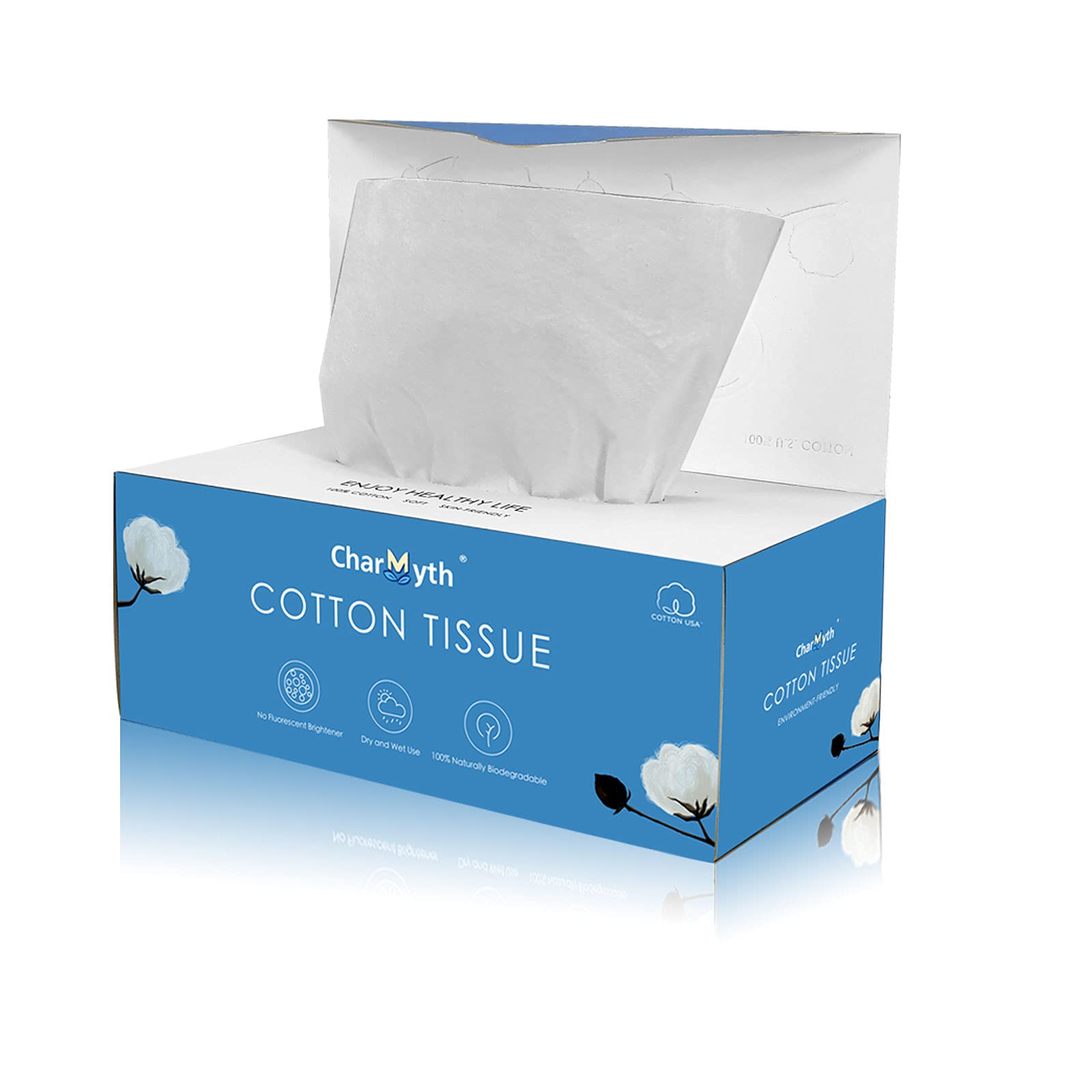 Charmyth front packaging showing 100-count box and product benefits