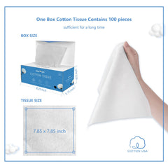Charmyth single towel laid flat showing full 20x20cm size and thickness