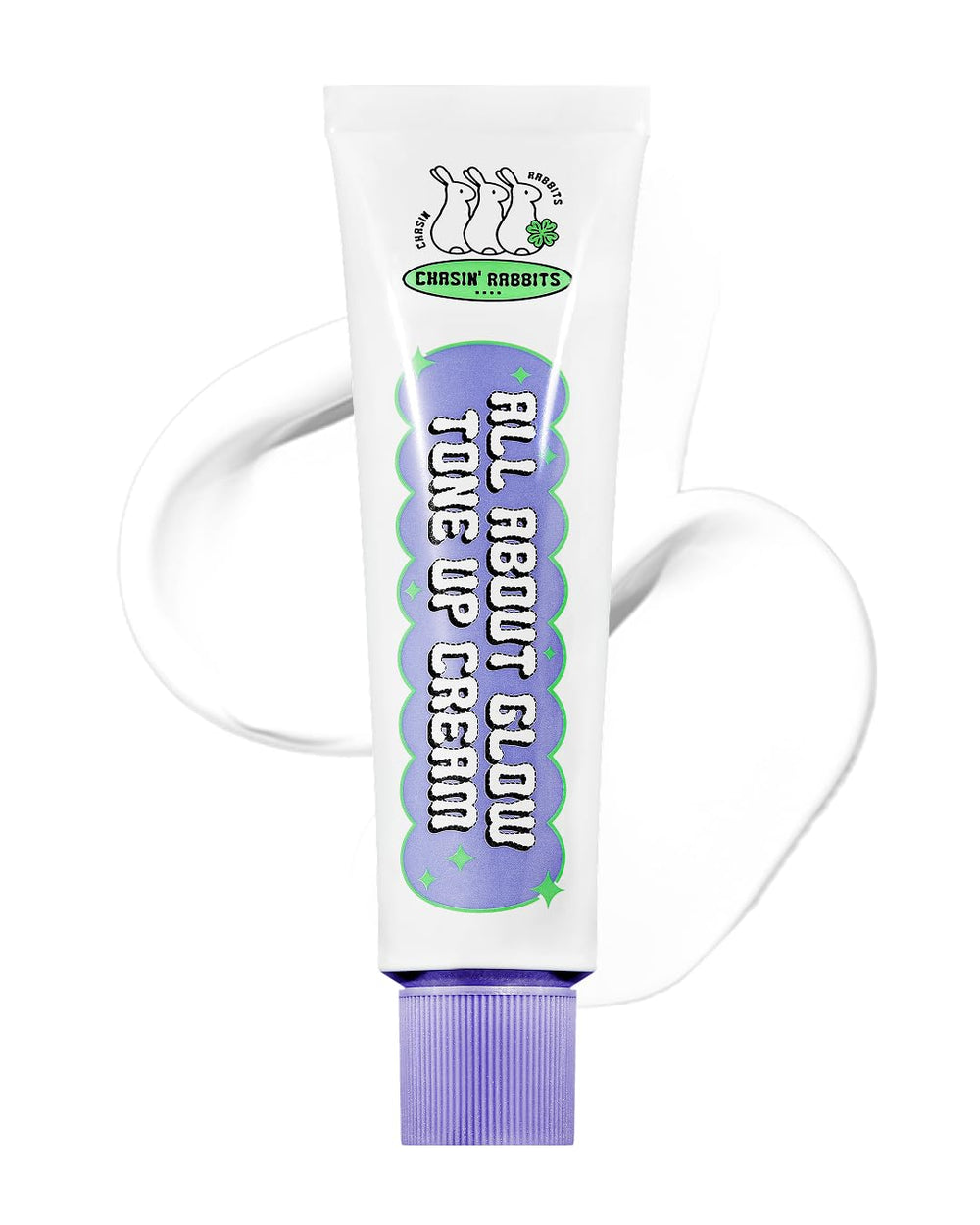 CHASIN' RABBITS front packaging showing compact tube and branding for travel convenience