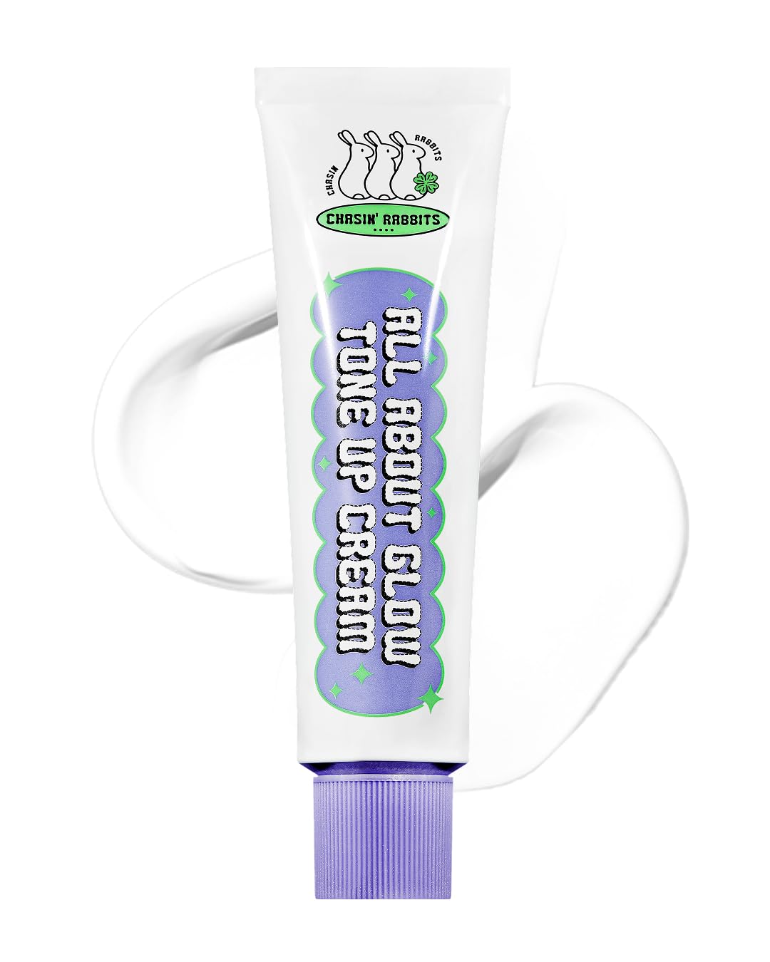 CHASIN' RABBITS front packaging showing compact tube and branding for travel convenience