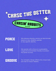CHASIN' RABBITS tube in a handbag scene showing on-the-go touch-up convenience