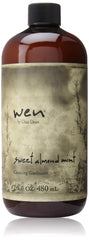 Chaz Dean bottle front label showing Sweet Almond Mint and product size, highlighting nourishing formula