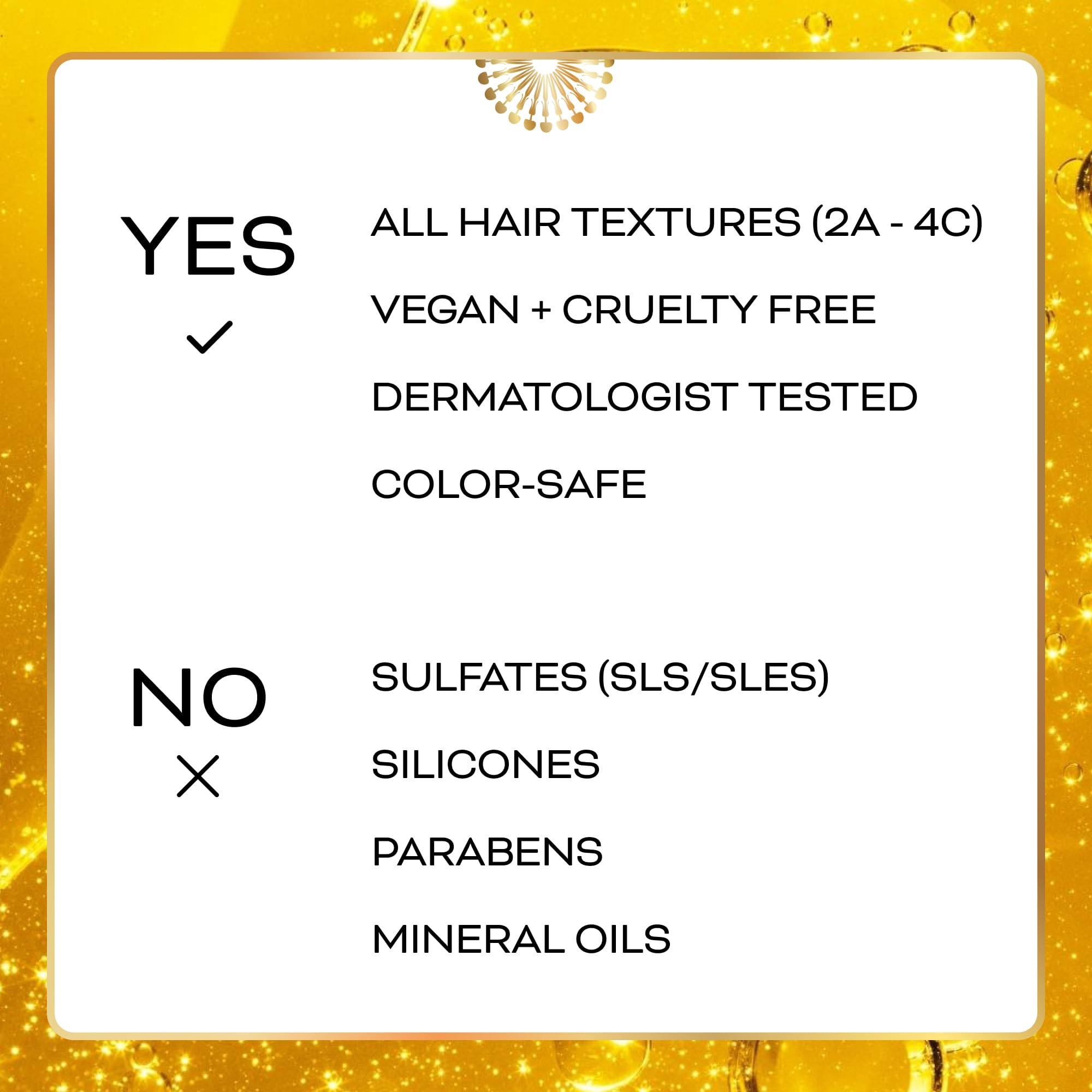 Chéribé label ingredients list close-up highlighting clean-beauty, sulfate-free formulation