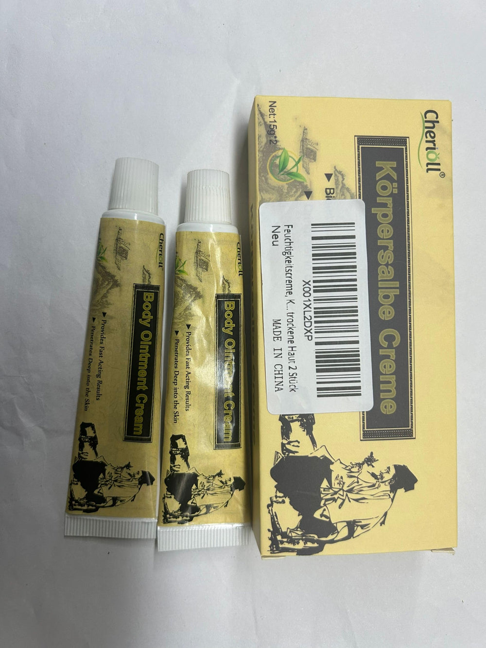 Cherioll sealed cap detail showing secure packaging for freshness and leak prevention benefit