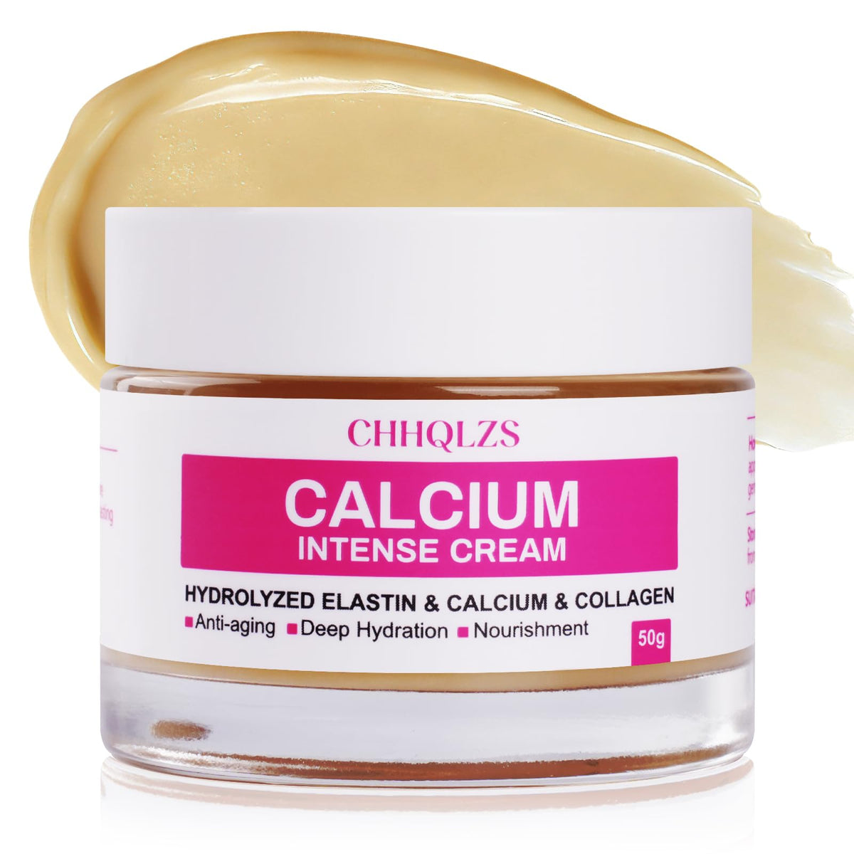 CHHQLZS jar front view showing packaging and firming cream benefits