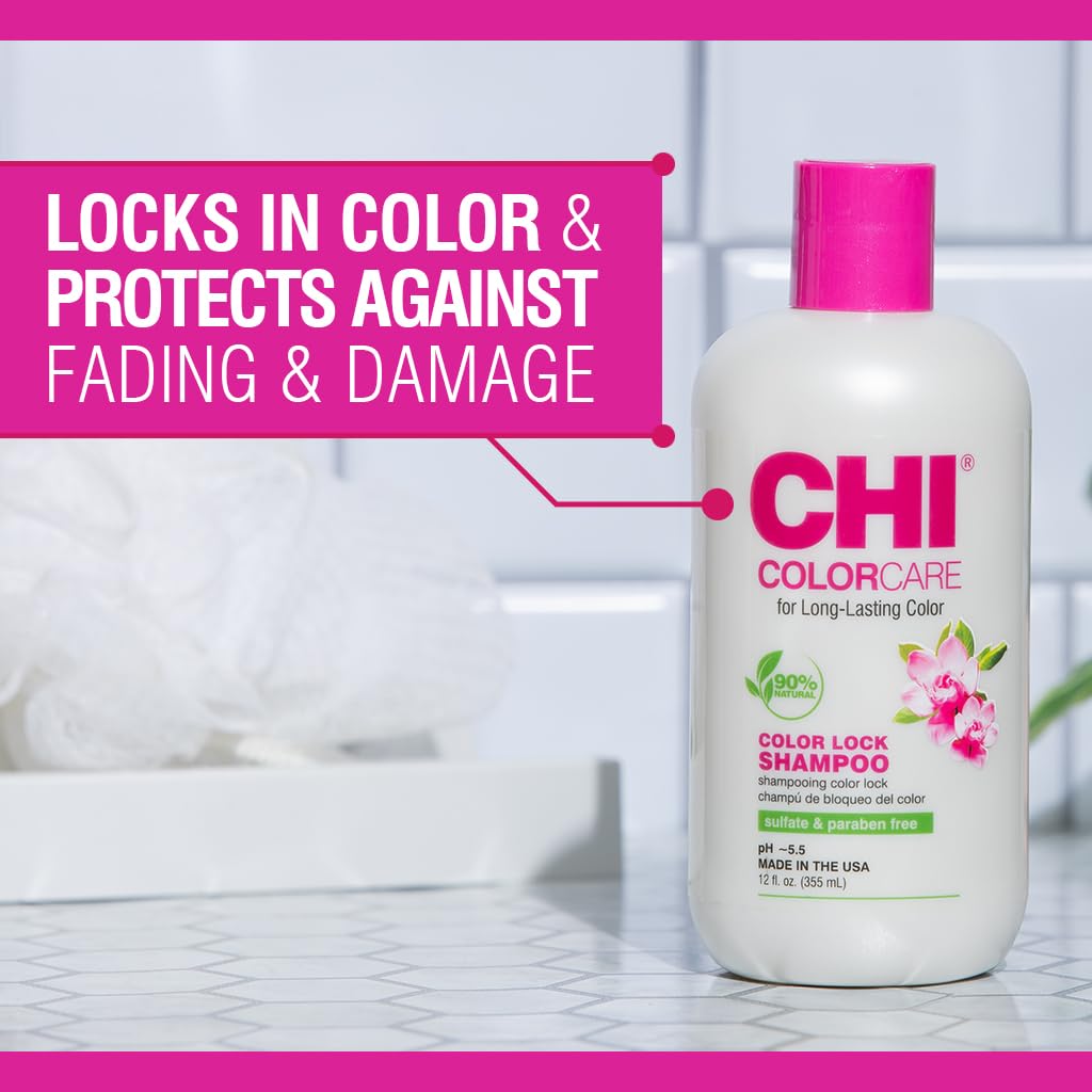 CHI back label close-up with ingredient list and usage directions