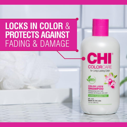 CHI back label close-up with ingredient list and usage directions