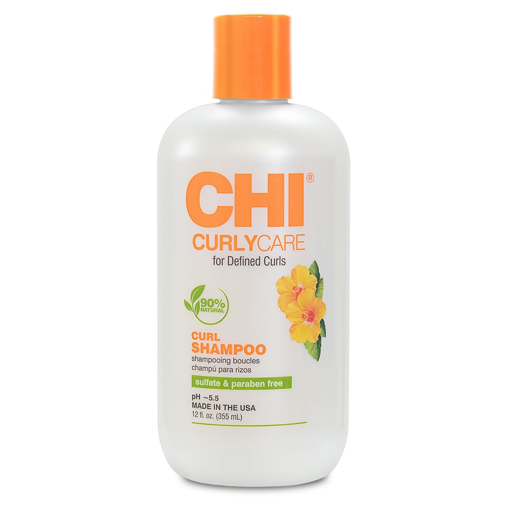 CHI CurlyCare front bottle showing label and benefits for hydrated curls