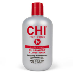 CHI bottle front label showing product name and benefits