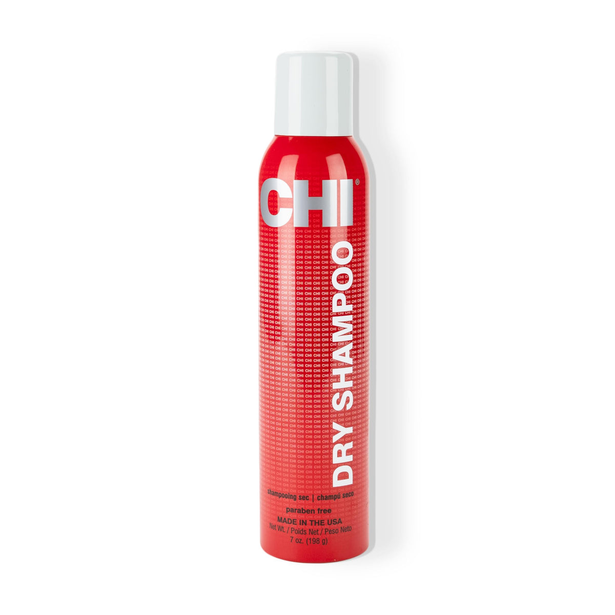 CHI dry shampoo front packaging showing product and brand benefits