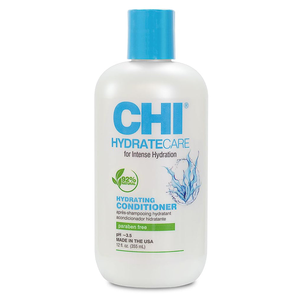 CHI HydrateCare front bottle showing branding and 12 oz size for clear identification