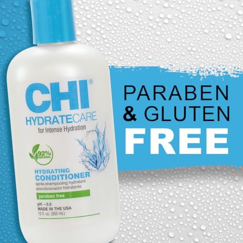 CHI HydrateCare after use on glossy styled hair showcasing softness and shine