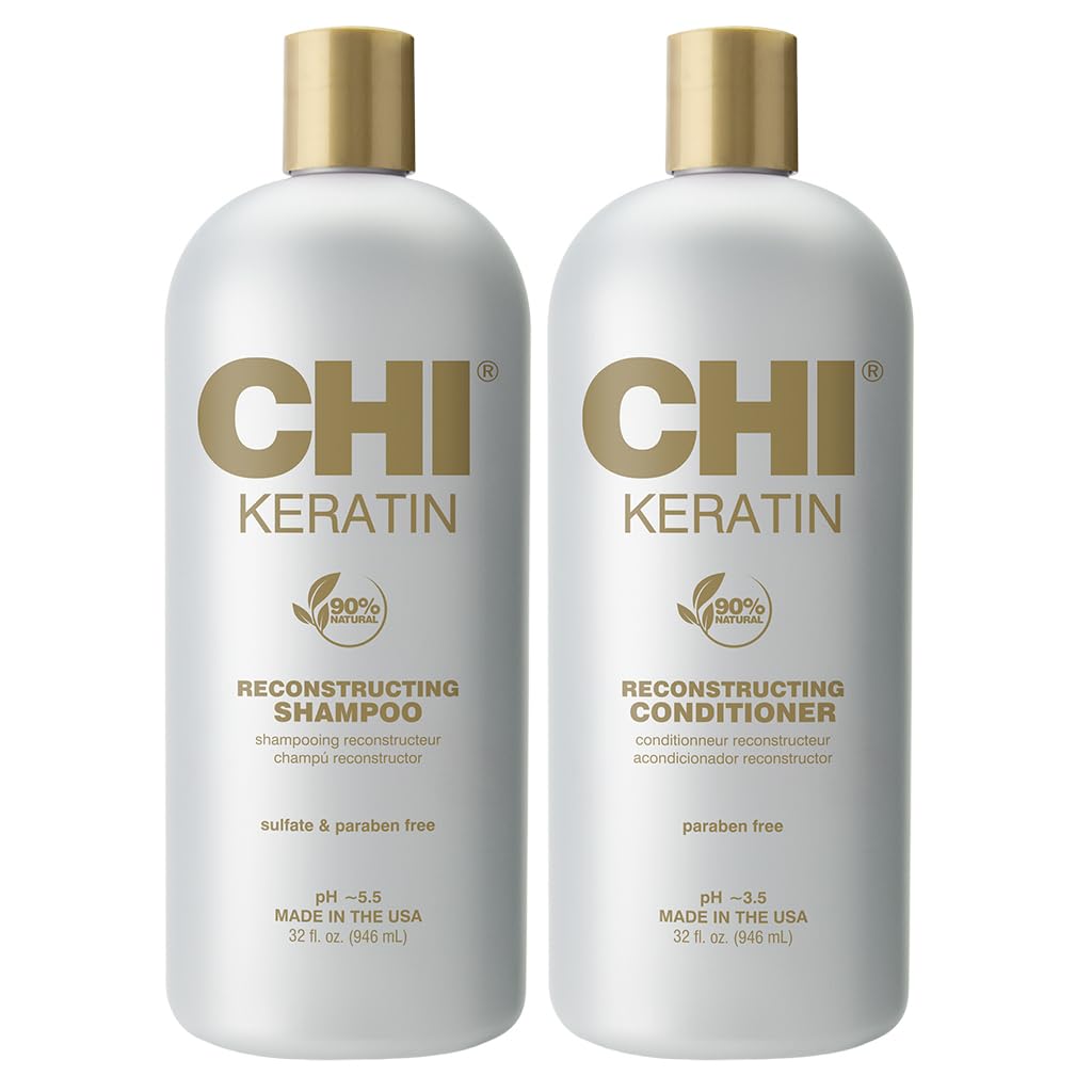 CHI front packaging showing both 32 oz bottles and product benefits