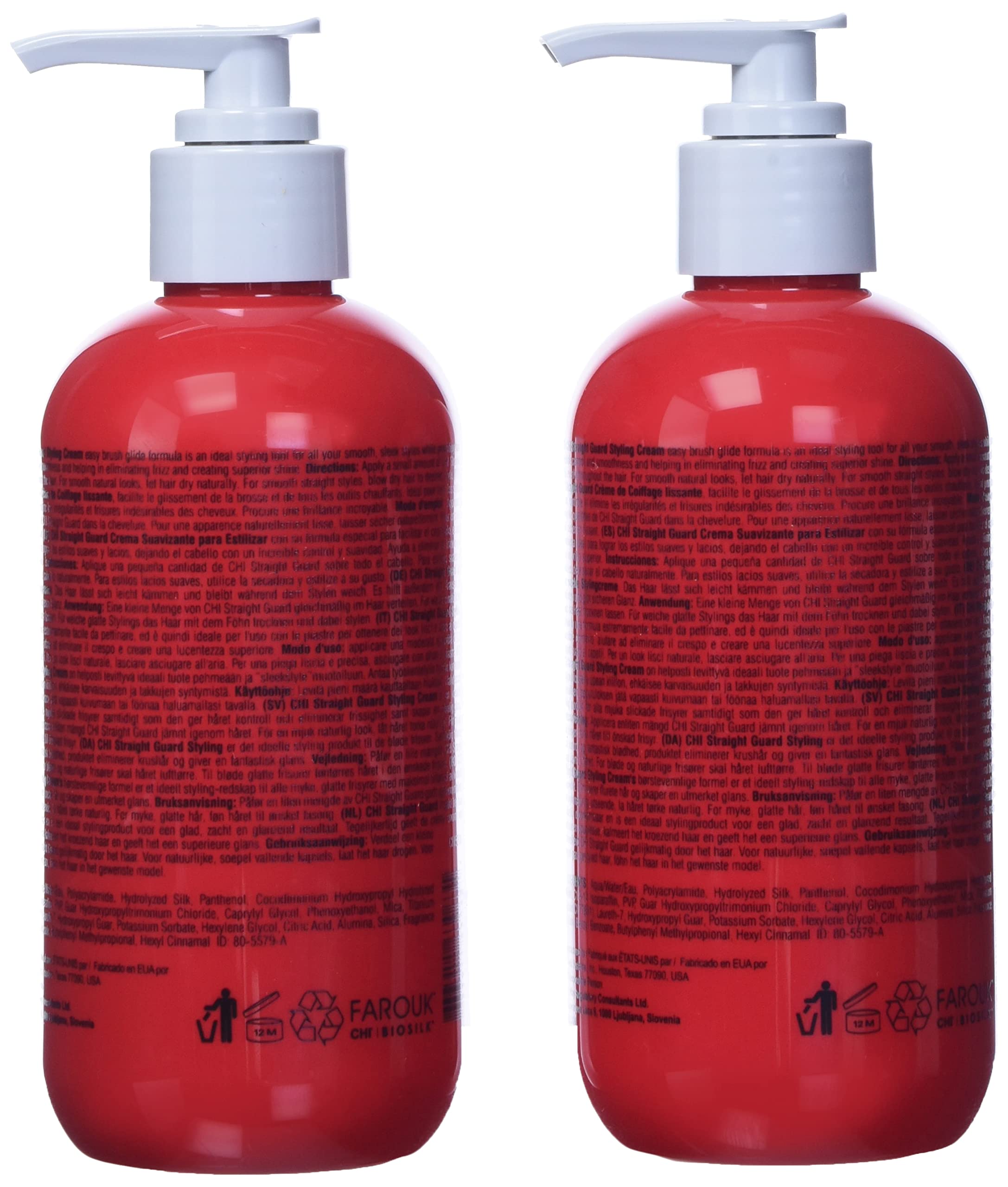 CHI Straight Guard cream texture close-up illustrating smooth spreadability