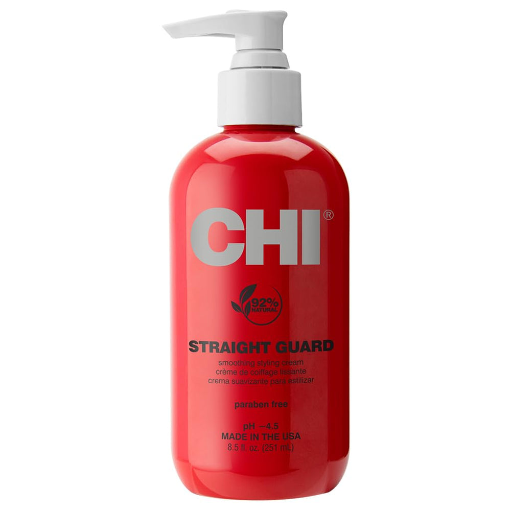 CHI Straight Guard front bottle showing full packaging and easy dispensing benefit