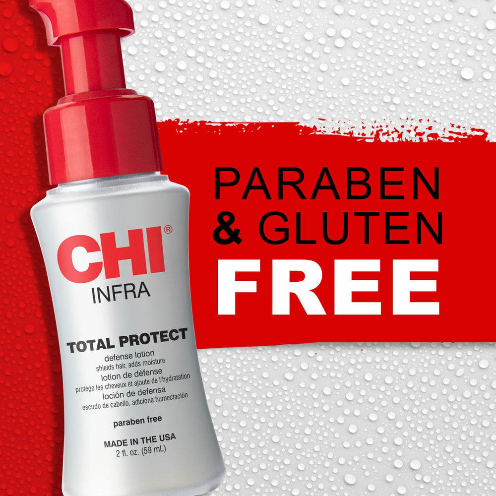 CHI product placed in a salon setting conveying professional performance and shine