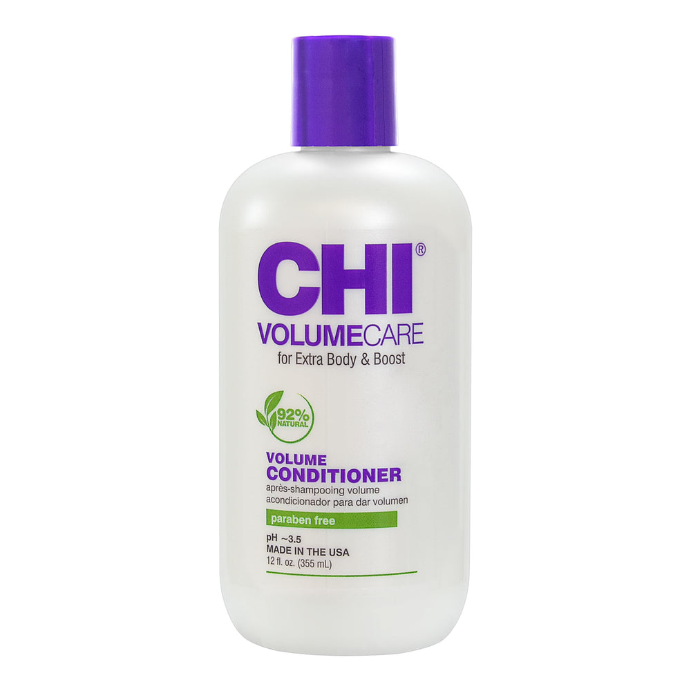 CHI VolumeCare front packaging showing bottle and volumizing benefit
