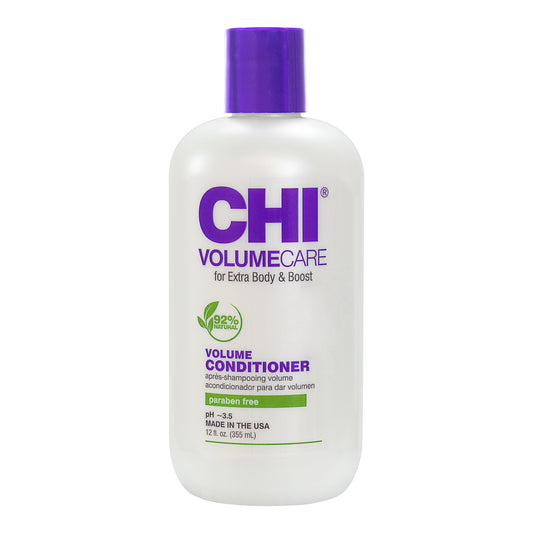 CHI VolumeCare front packaging showing bottle and volumizing benefit