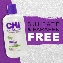 CHI Volumecare shampoo and conditioner paired to boost body and manageability
