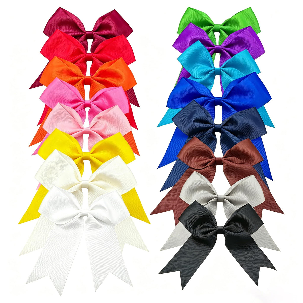 chiduerm front display packaging showing 16 brightly colored bows for instant team matching